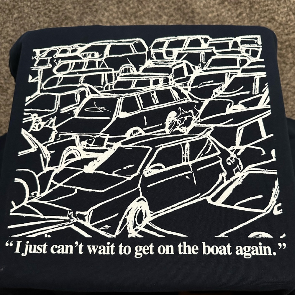 NEW Jake Owen heavyweight Navy T-Shirt